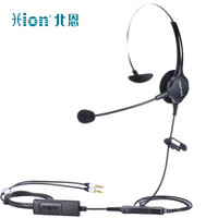 北恩（HION）DH90QD 呼叫中心客服耳机高降噪耳麦 双插头带线控
