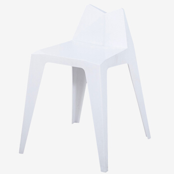 乐高赫曼 凳子时尚创意餐桌凳家用塑料椅子加厚成人餐厅餐椅现代简约高板凳LG-MED1白