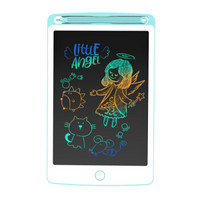 贝恩施DIY绘画工具 LCD大屏 儿童画板 涂鸦板非磁性写字板 彩色液晶绘画板8.5寸 ZJ03-C蓝