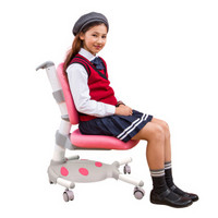 生活诚品  儿童学习椅 学习椅子 学生椅 人体工学椅 升降椅AU307P  粉色 台湾品牌