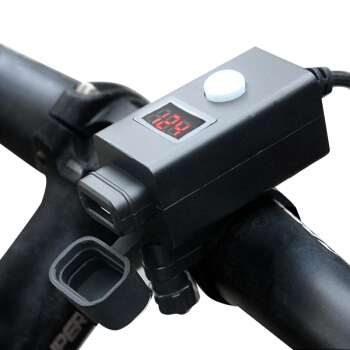 IZTOSS 摩托车手机充电器带USB车充数字显示电压检测带开关12-24V