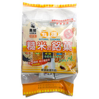 中国台湾 黑熊 进口粗粮饼干糕点 休闲零食 糙米卷能量棒 五粮糙米铭果 160g