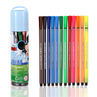 迪士尼（Disney）12色可洗水彩笔 儿童绘画彩笔套装 绘画笔填色笔 幼儿园初学者手绘美术小学生用涂鸦颜色笔