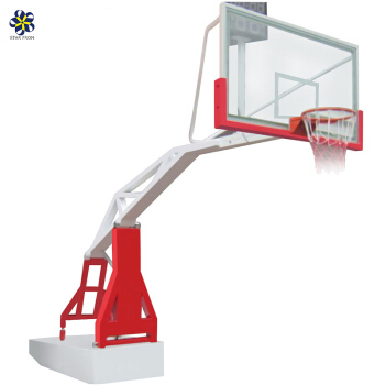 星加坊 篮球架 成人户外标准健身篮球架 移动篮球架 学校训练篮球架 电动液压篮球架