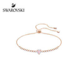 swarovski施华洛世奇one浪漫心形元素可调手镯女手链百搭配饰女友礼物