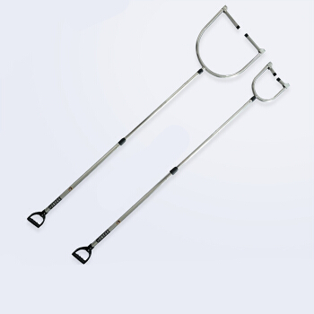 英耐特 不锈钢防爆钢叉抓捕器伸缩防暴钢叉腰叉校园防卫脚叉脖叉颈叉保安器材防爆叉安保用品装备