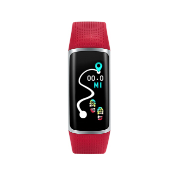博之轮 (BOZLUN ) 智能手环运动计步3D彩屏心率血压血氧监测电子手表手环 B32红色