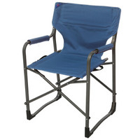 MAC 户外折叠椅子便携 简易靠背椅家用休闲沙滩椅 大学生宿舍导演椅 C2145S蓝色