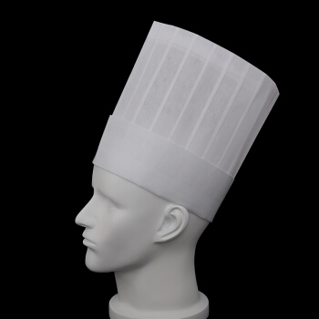 RDE 利得 一次性无纺布加厚厨师帽 20顶/包 23cm