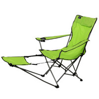 MAC 折叠躺椅午休午睡椅 单人多功能休闲沙滩椅子 便携折叠椅子懒人椅 BAXN-115草绿