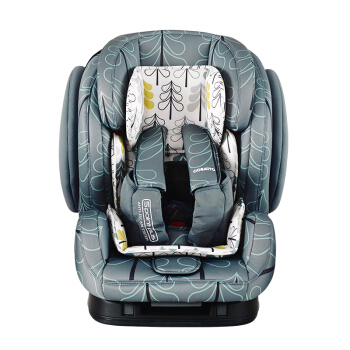 COSATTO英国儿童安全座椅汽车用9个月-12岁宝宝 ISOFIX/LATCH接口可坐可躺四重防护 HUGISOFIX童话森林