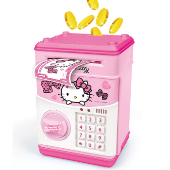 凯蒂猫(Hello Kitty)儿童存钱罐音乐储钱罐过家家玩具女孩礼物 KT-8598