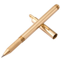 天色防滑带夹黄铜笔刻字定制送礼金属笔/签字笔/0.5mm中性笔 光面TS-5607