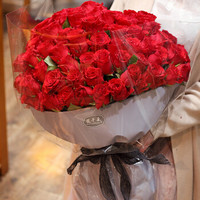 花千朵99朵红色玫瑰花束鲜花速递同城送花520生日纪念日七夕情人节礼物送女生女朋友老婆