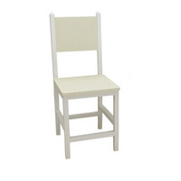 洛克菲勒简约现代钢木餐椅办公椅食堂靠背椅子4面加固  白架+白枫色