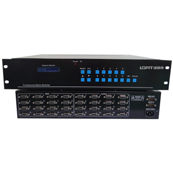 洛菲特（LOFIT） LFT-F35   VGA接口矩阵主机  32进32出高清数字矩阵切换器  网络监控视频服务器