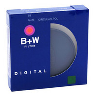B+W 58mm PRO-CPL 单层镀膜环形偏光镜