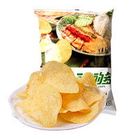中国台湾 华元 波的多薯片海南鸡风味54g膨化食品 咸蛋黄网红休闲零食