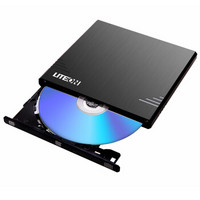 建兴（LITEON）8倍速 外置光驱 DVD刻录机 移动光驱 黑色(兼容Windows/苹果MAC系统/eBAU108) UPC专供