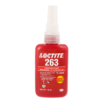 LOCTITE 汉高 乐泰 红色耐油型 高强度螺纹锁固剂263 50ml