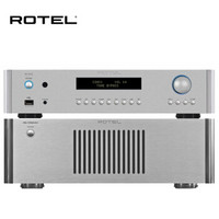 ROTEL RB-1552MKII+RC-1572 音响 音箱 高保真 HiFi 前后级功放 发烧级 数字输入 平衡XLR 蓝牙 PC-USB  银色