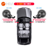 惠威HiVi汽车音响前门6.5英寸DX265二分频套装喇叭无损改装高音头车载扬声器通用型音箱可接功放低音炮