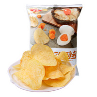 中国台湾 华元 波的多薯片咸蛋黄风味54g膨化食品 咸蛋黄网红休闲零食