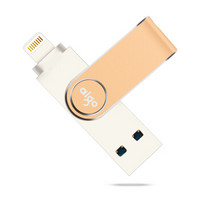 爱国者（aigo）128GB Lightning USB3.0 苹果U盘 U365 金色 密码保护 苹果官方MFI认证 手机电脑两用
