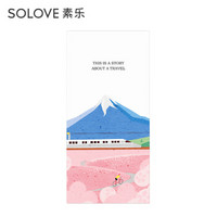 SOLOVE 10000毫安 移动电源 聚合物 可爱卡通苹果安卓手机通用便携充电宝 S1富士山下