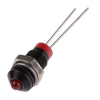 欧时RS ProLED指示灯信号灯208813凸型红色针脚接端3mm