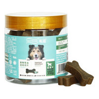 昵趣（Natruse）宠物零食 中小型狗狗 奖励零食 螺旋藻配方  切片洁齿骨200g 罐装 磨牙棒