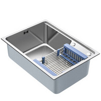 名爵（MEJUE）Z-02444厨房304不锈钢水槽单槽不带水龙头 加厚洗菜盆洗碗池
