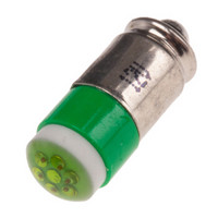 欧时RS ProLED指示灯信号灯204647绿色小型槽灯泡多芯片5mm灯