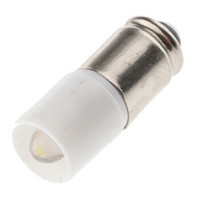 欧时RS ProLED指示灯信号灯207141白色小型槽灯泡单芯片5mm灯