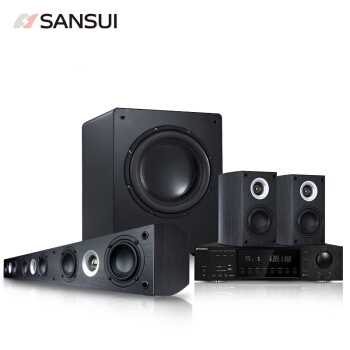 山水（SANSUI） EX-1家庭影院 5.1音响套装 家用壁挂卫星箱 环绕音箱