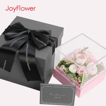 玫瑰盒子 RoseBox 永生花礼盒母亲节520情人节生日礼物女生闺蜜老婆鲜花速递实用创意礼品