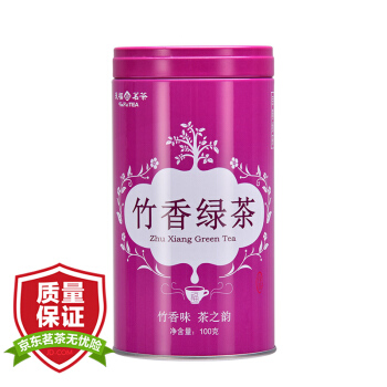 天福茗茶（TenFu’s TEA）天福茗茶 茶叶 竹香绿茶2019年新茶四川峨眉山高山茶100g