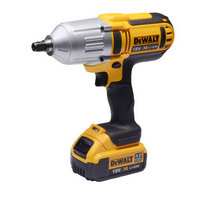 DEWALT 得伟 18V锂电充电式高扭力冲击电动扳手  1/2输入方 540NM 工务电务用 两电一充 2*4.0AH DCF889(1台)