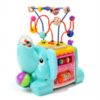 特宝儿（topbright）大象马戏团铁线绕珠小孩益智玩具 婴儿玩具 男孩女孩儿童玩具宝宝1-3岁