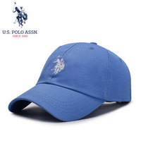 PLUS会员：us polo assn 保罗帽子男女士可调节鸭舌帽街舞棒球帽网球户外运动帽刺绣礼盒