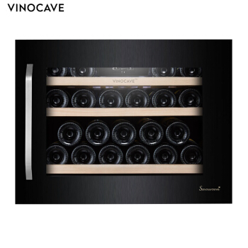 维诺卡夫（Vinocave）酒柜 恒温红酒柜 嵌入式酒柜 雪茄柜 茶叶柜 防凝雾 酒窖级 PRO56A
