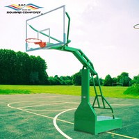 星加坊 篮球架 成人户外标准健身篮球架 移动篮球架 学校训练篮球架 手动液压篮球架004