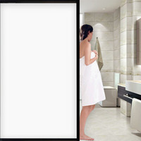 冰阳sunice 玻璃贴膜 卫生间浴室办公室装饰窗贴 带背胶 白色不透明 0.9x5米