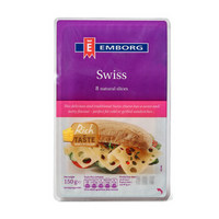 艾堡（EMBORG）瑞士大孔奶酪片 150g 德国进口 天然奶酪 *11件+凑单品