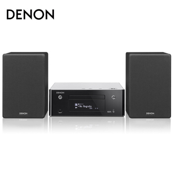 天龙（DENON）RCD-N9+SC-N10音响音箱 迷你音响 NFC蓝牙流媒体桌面台式USB 家庭音响迷你组合套装 黑色