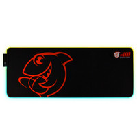 斗鱼（DOUYU.COM）DPL120 斗鱼幻彩RGB鼠标垫 可折叠 防滑底面 12种灯效 免驱即插即用 黑色鼠标垫
