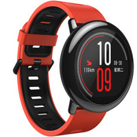 AMAZFIT 智能运动手表1代 华米科技出品 陶瓷表圈 GPS实时轨迹 红色硅胶腕带 支持iOS、Android系统