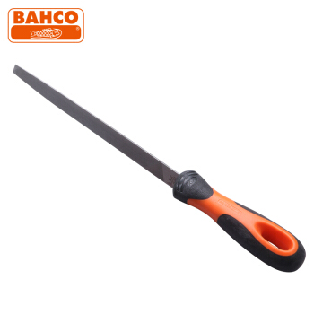 百固 细齿三角锉刀10英寸 瑞典BAHCO进口工具扁锉钳工锉平板 1-170-10-3-2可定制
