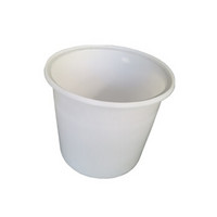 魅祥 加厚牛筋PE塑料大白桶 塑料桶 储水桶  100L/矮