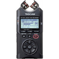 TASCAM DR-40X 4轨录音机 音乐学习上课录音 微电影单反收音 婚庆调音台录音 vlog收音 iphone麦克风